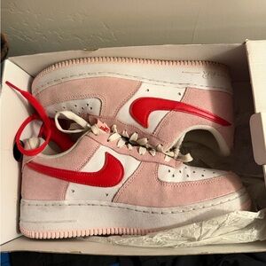 Nike Red and Pink Low-Top Sneakers